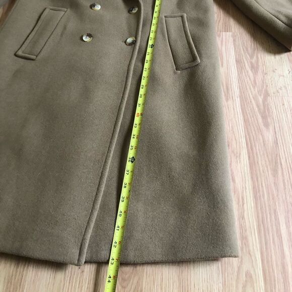 MICHAEL MICHAEL KORS Wool Blend Oversized Coat Dark Camel MF1202HF8P Women’s SM - Picture 11 of 14